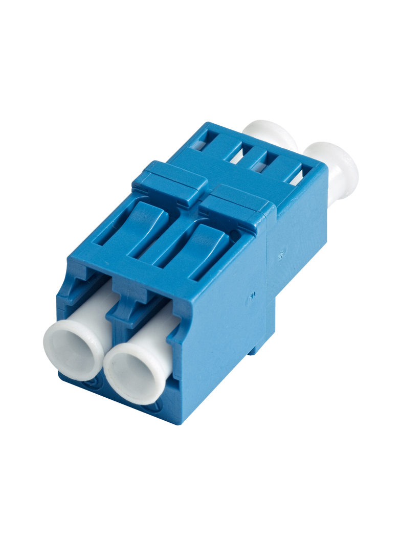 Płyta pod panele do adapterów optycznych, kwadratowa, 3 złącza, LC Duplex