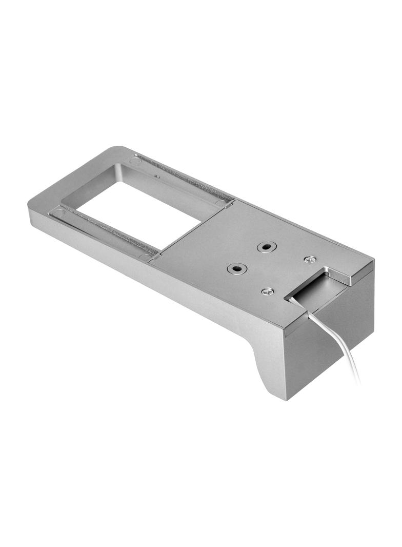 ARTUS lampka podszafkowa LED 3W, 225lm, 4000K, z włącznikiem dotykowym i USB, szara