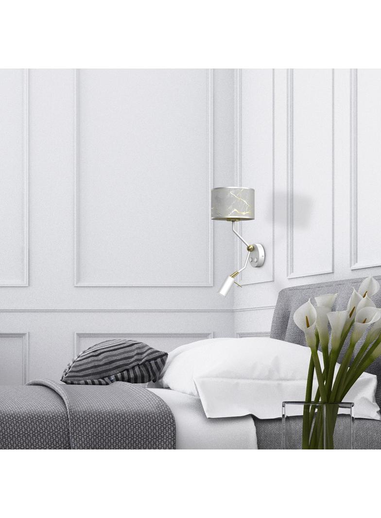 MILAGRO Kinkiet SENSO White/Gold 1xE27 + 1x mini GU10