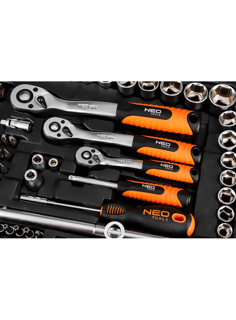 Zestaw kluczy 220 elementów 1/2", 3/8", 1/4"