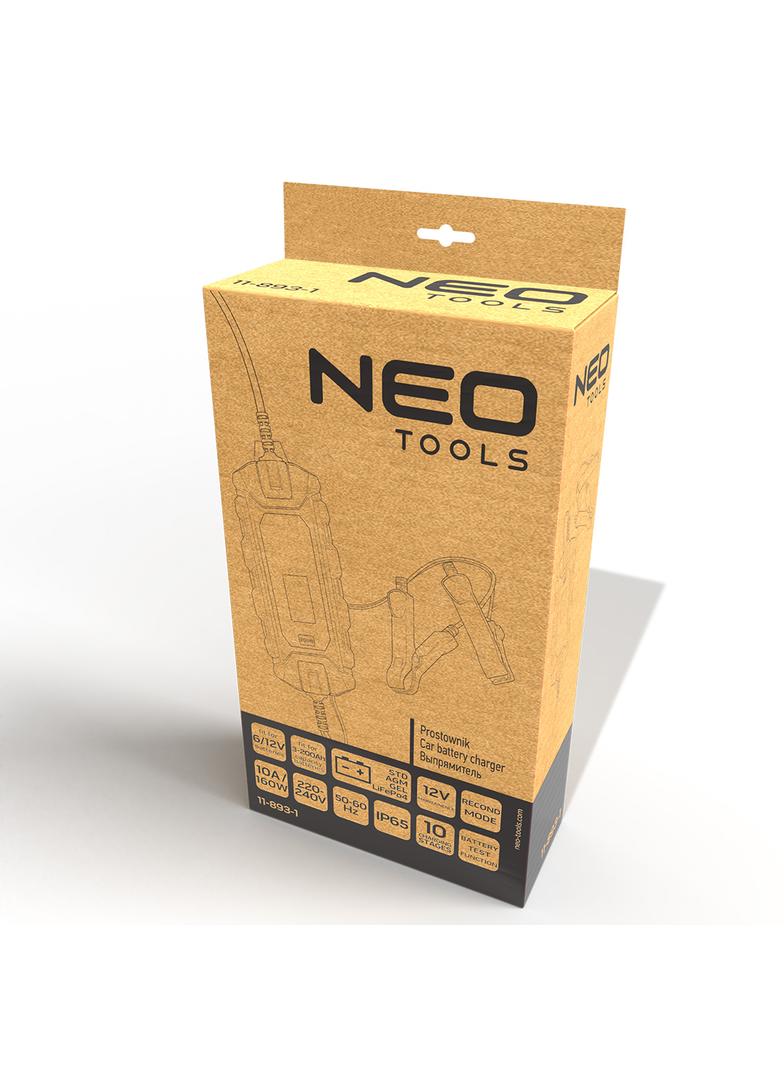 Prostownik automatyczny 10A/160W, 3-200Ah, do akumulatorów kwasowych / AGM / GEL