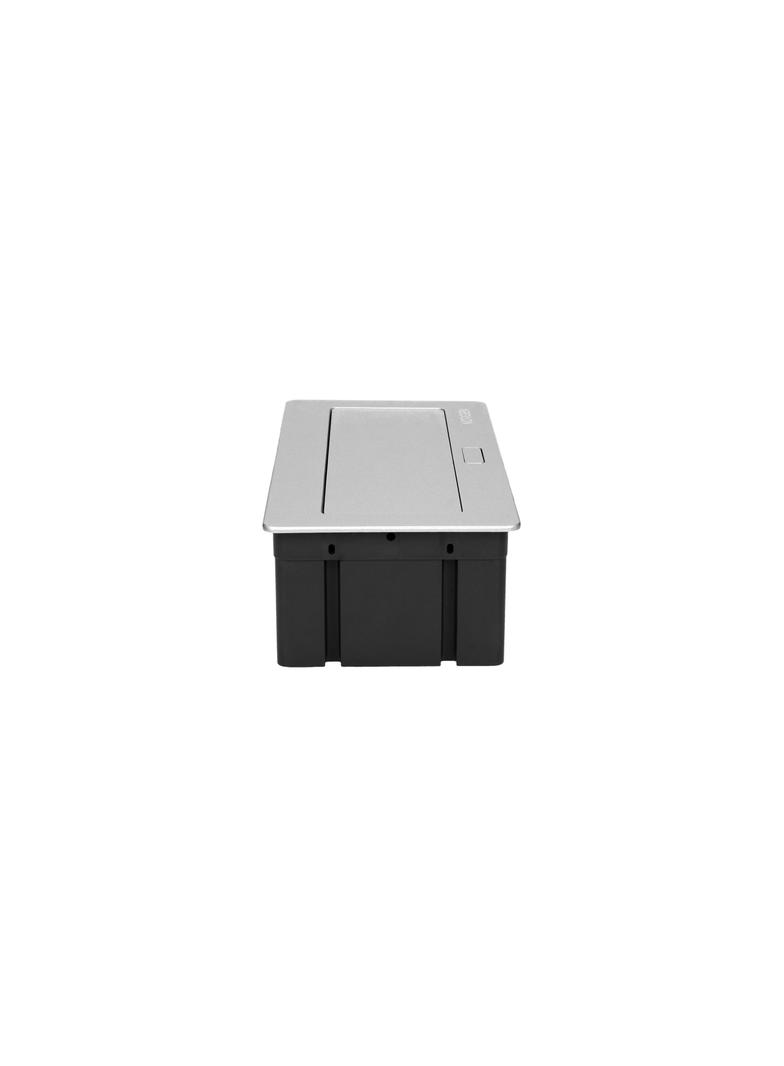 NOEN Kaseta meblowa wpuszczana w blat ze zintegrowaną ramką PCV na gniazda modułowe 3 x 45x45mm lub OR-GM-9010/G ORNO