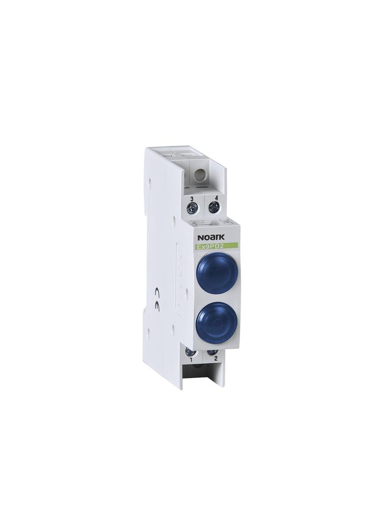 Ex9PD2bb 12V AC/DC Lampka sygnalizacyjna 12V AC/DC 1 niebieska 1 niebieska LED 102515 NOARK