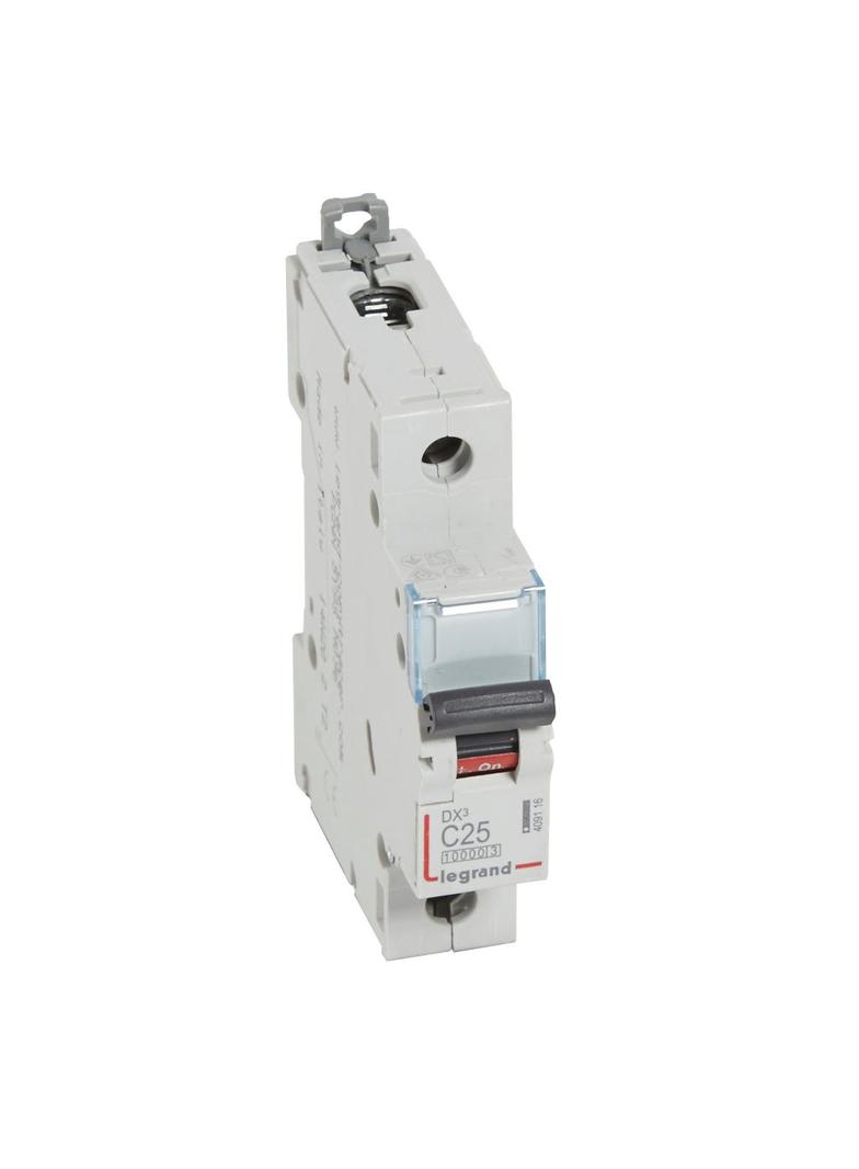 WYŁĄCZNIK NADPRĄDOWY S 311 1P C 25A 10000A SERII DX3, Legrand