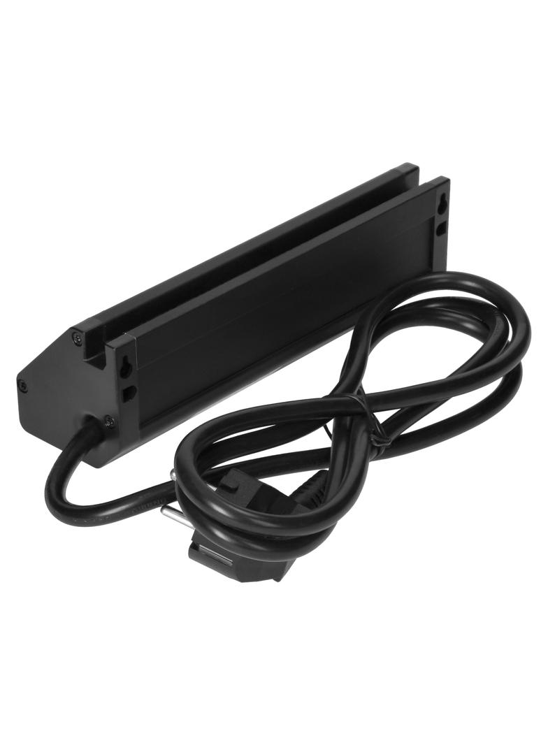Gniazdo meblowe z uchwytem na telefon i przewodem 1,5m 3x2P+Z czarne FS-14/B ORNO