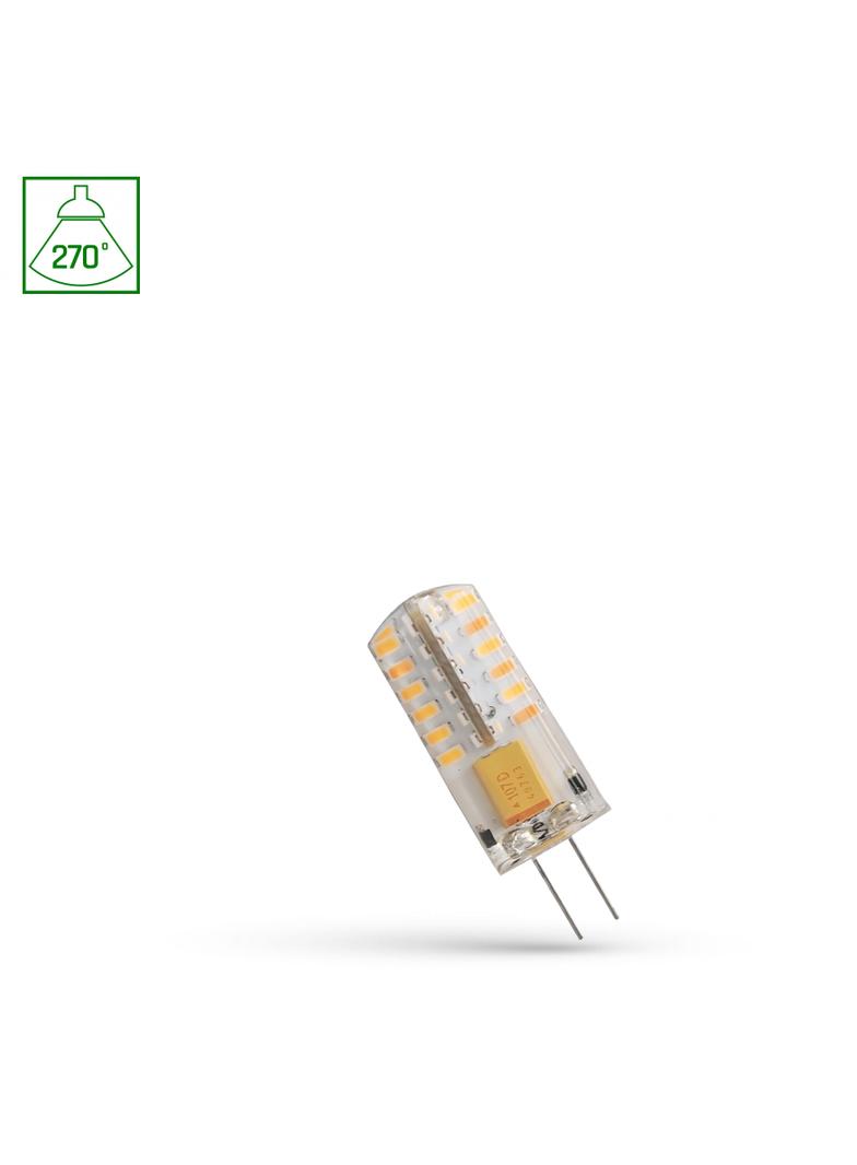 LED G4 column 12V 2W SILIKON WW  SPECTRUM
