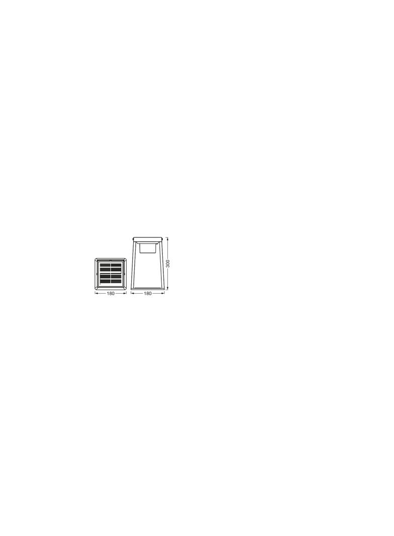 Oprawa SMART OUTD BT TABLE FRAME SOLRGBW  LEDV
