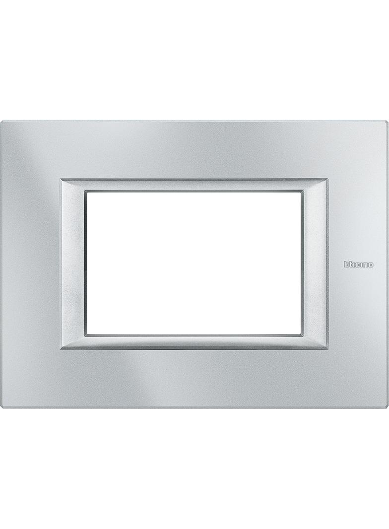 AXOLUTE - RAMKA PROSTOKĄTNA 3 MOD AXOLUTE ALUMINIUM, Bticino