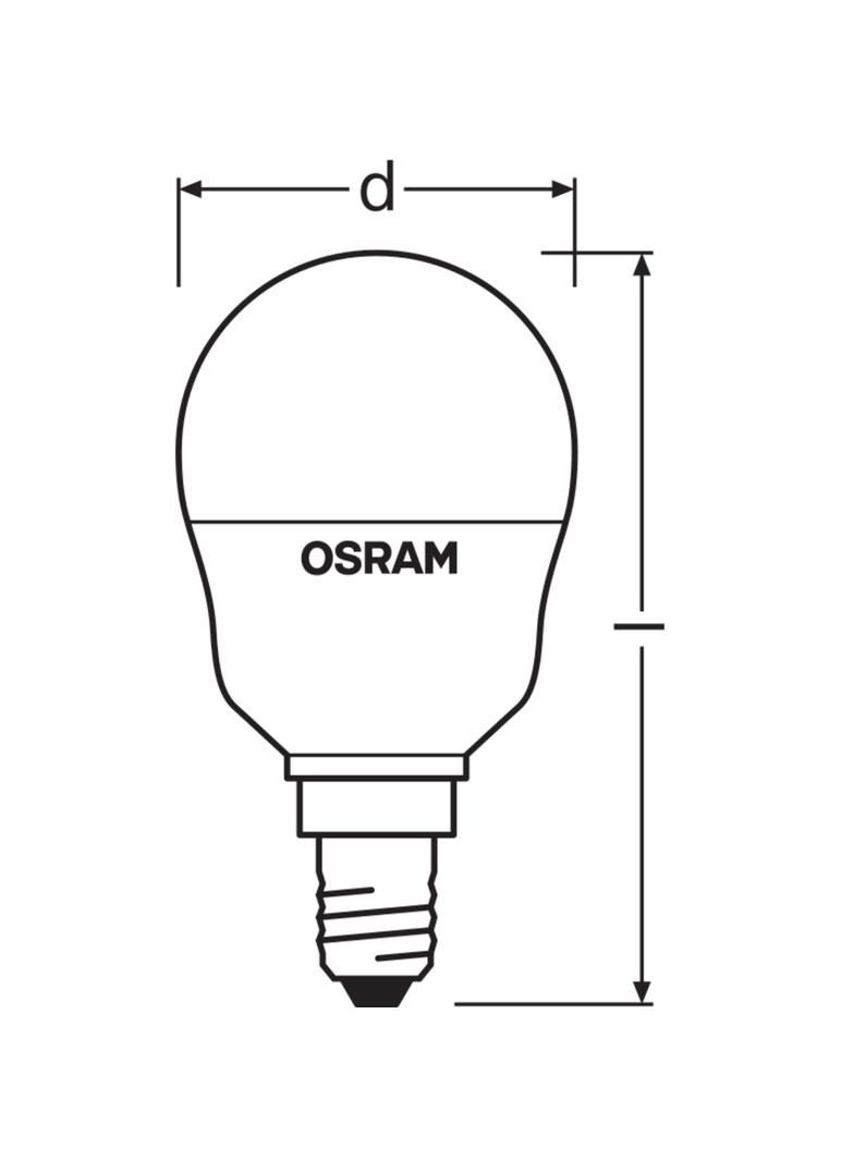 Żarówka LED kulka OSRAM RGBW RGB + pilot 4.5W E14