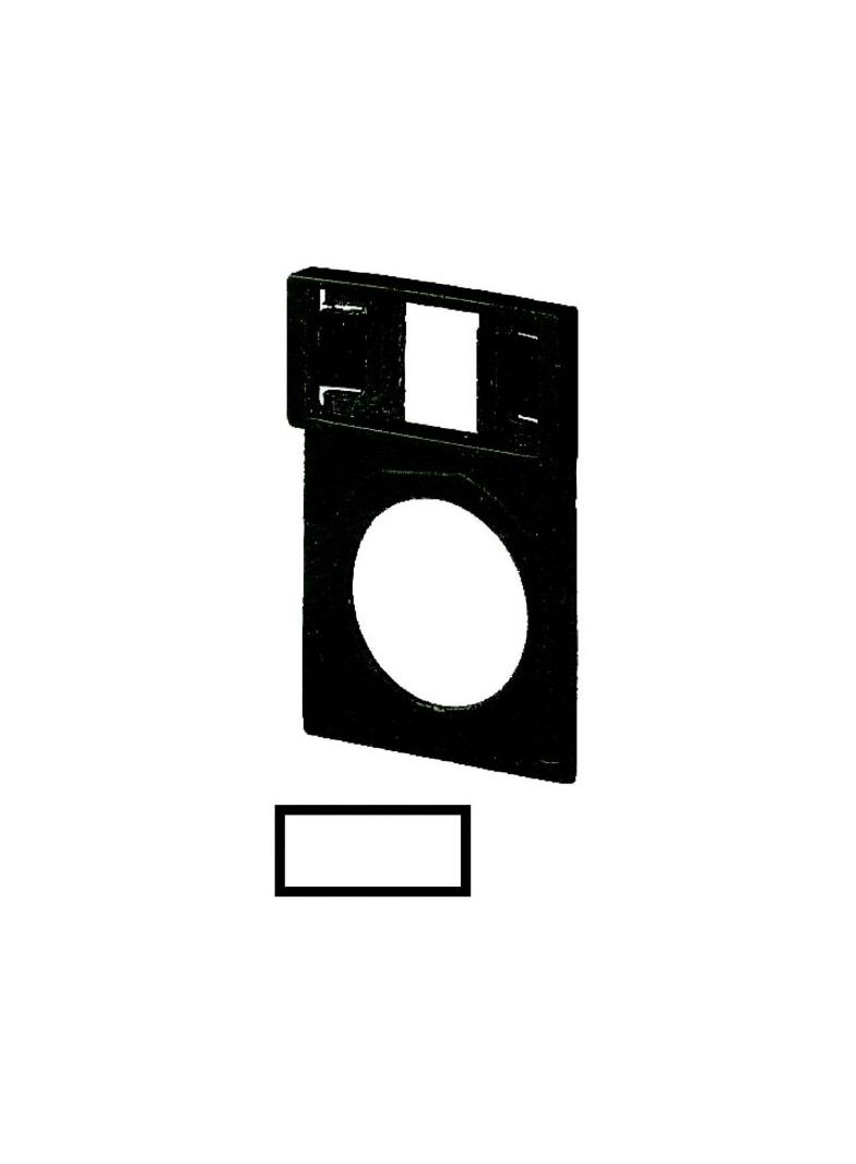 Q25TS-02 RAMKA Z TABLICZKĄ OPISOWĄ: CZYSTA ALUMINIOWA