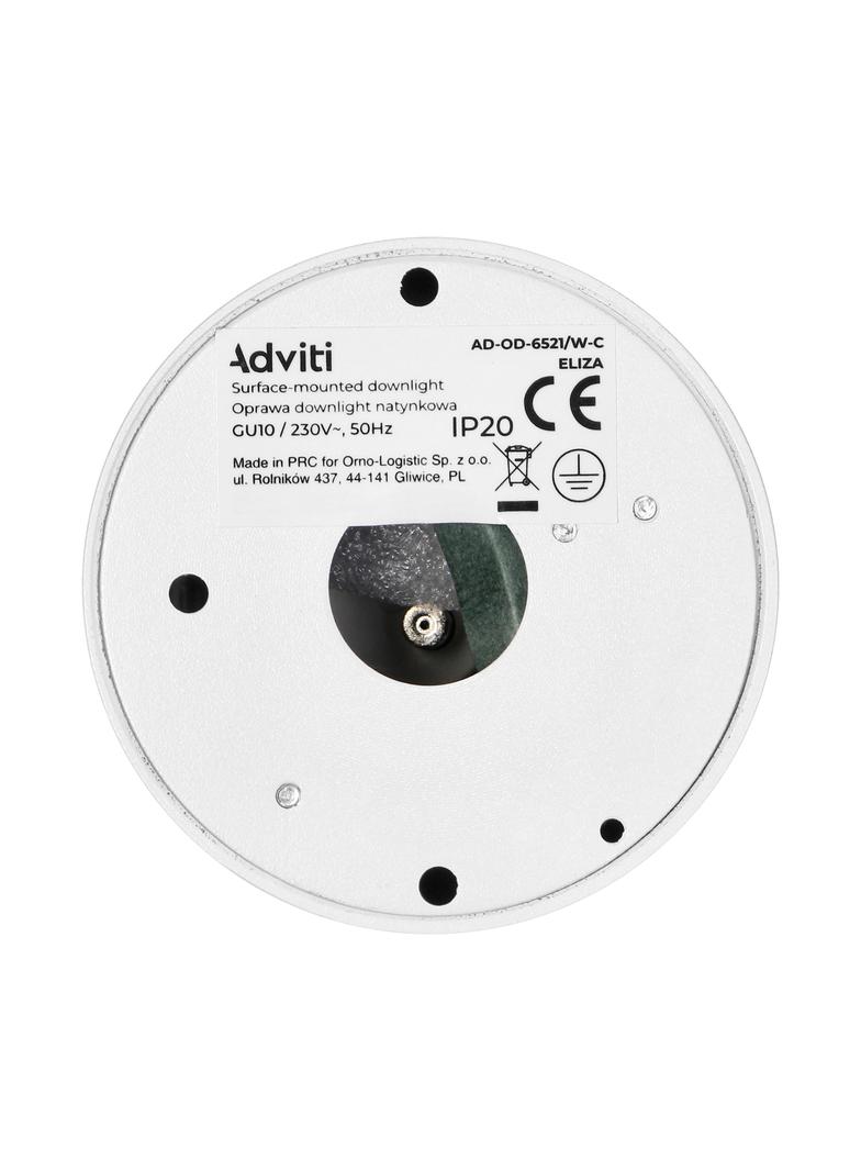 ELIZA, oprawa typu downlight, GU10 max. 35W, IP20, okrągła, biało-złota, aluminium