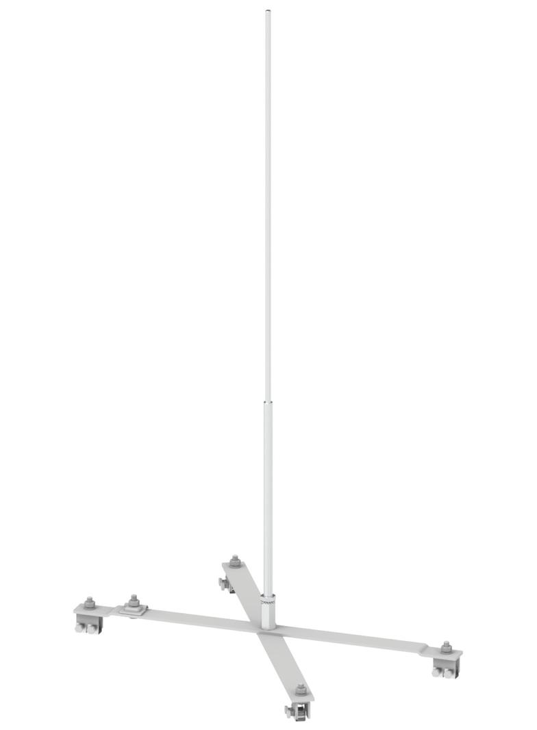 AN-80CR/AL/ Maszt mocowany na rąbek H=2000 mm /AL/