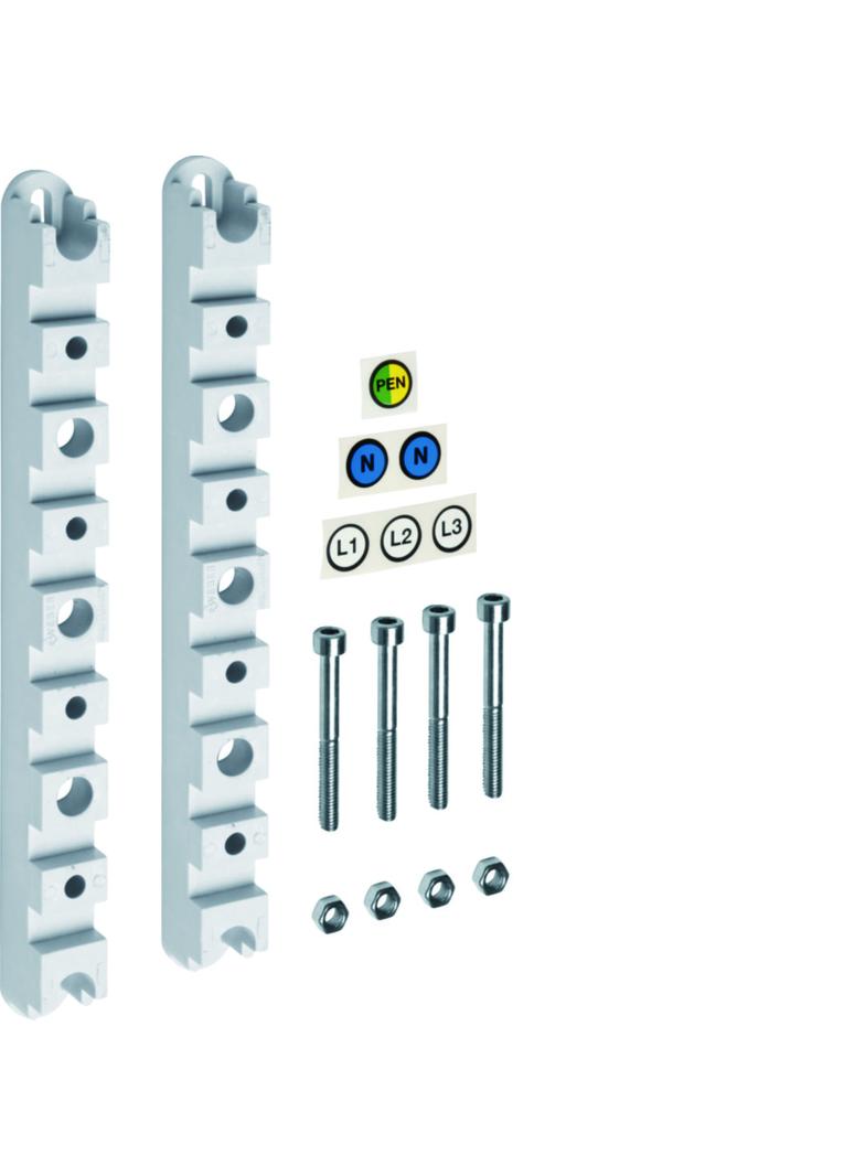 univers N HC uchwyt szyn zbiorczych UST4 1250A dla Cu 2x 30x10 4-biegunowy UST446 HAGER