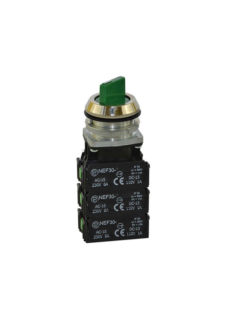 Przycisk NEF30-P4X2Y zielony W0-NEF30-P 4X2Y Z PROMET