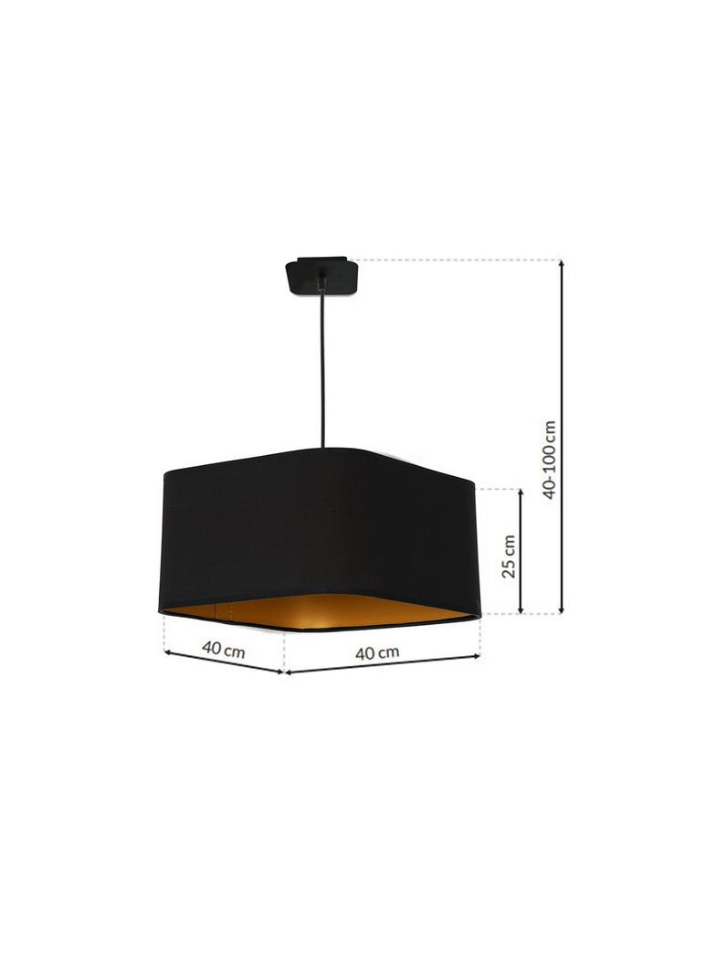 Milagro lampa wisząca Napoli E27 czarno/złota ML6368