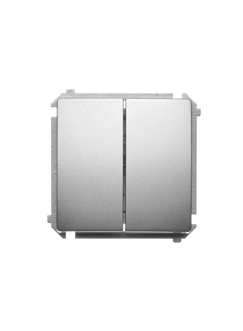 Simon Basic Łącznik schodowy podwójny 10A 250V zaciski śrubowe satynowy BMW6/2.01/29 KONTAKT