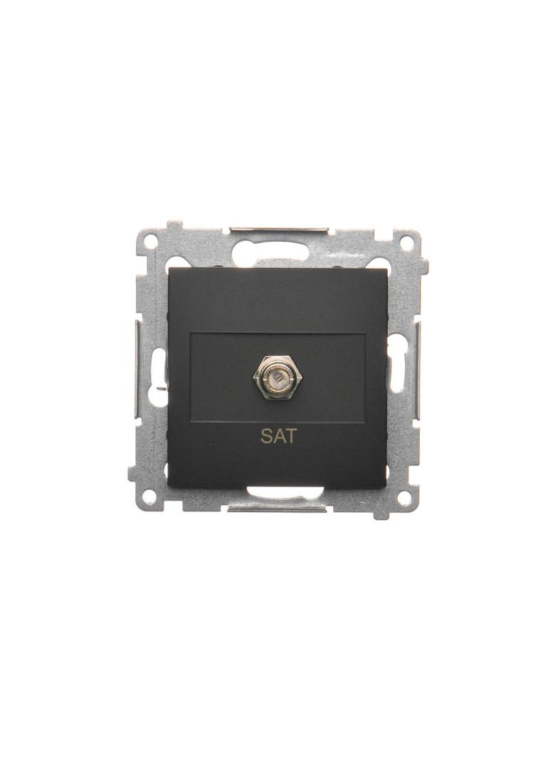 Simon 54 Gniazdo antenowe SAT pojedyncze Do instalacji indywidualnych czarny