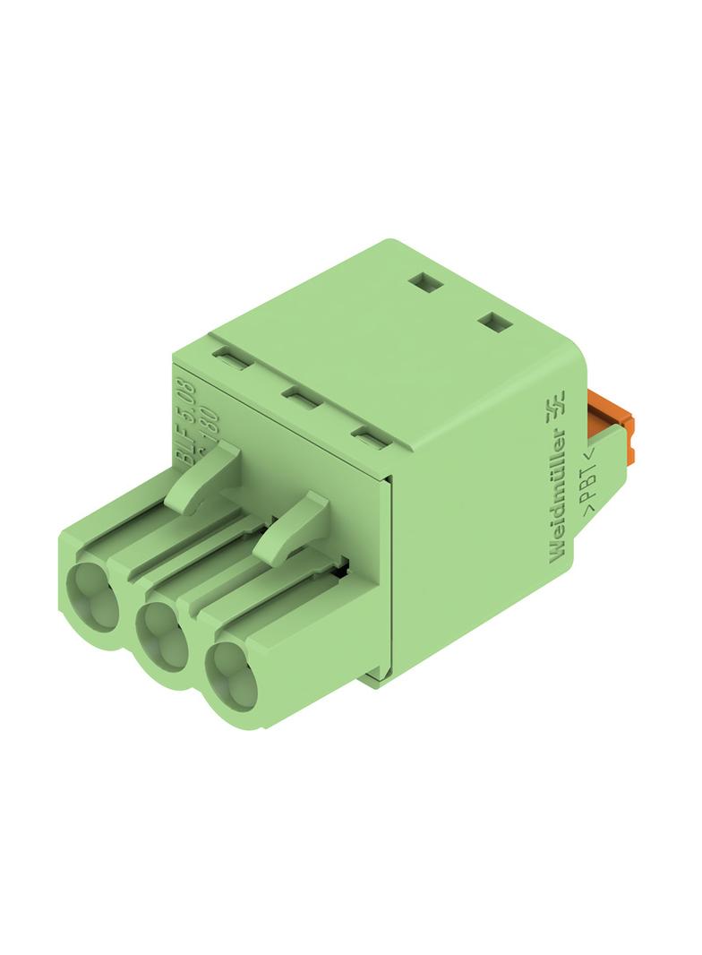 BLF 5.08HC/03/180 SN GN BX Wtyk PCB (złącze wiązki), 5.08 mm, Liczba biegunów: 3, PUSH IN, złącze sprężynowe /120szt./ 1192960000 WEIDMÜLLER