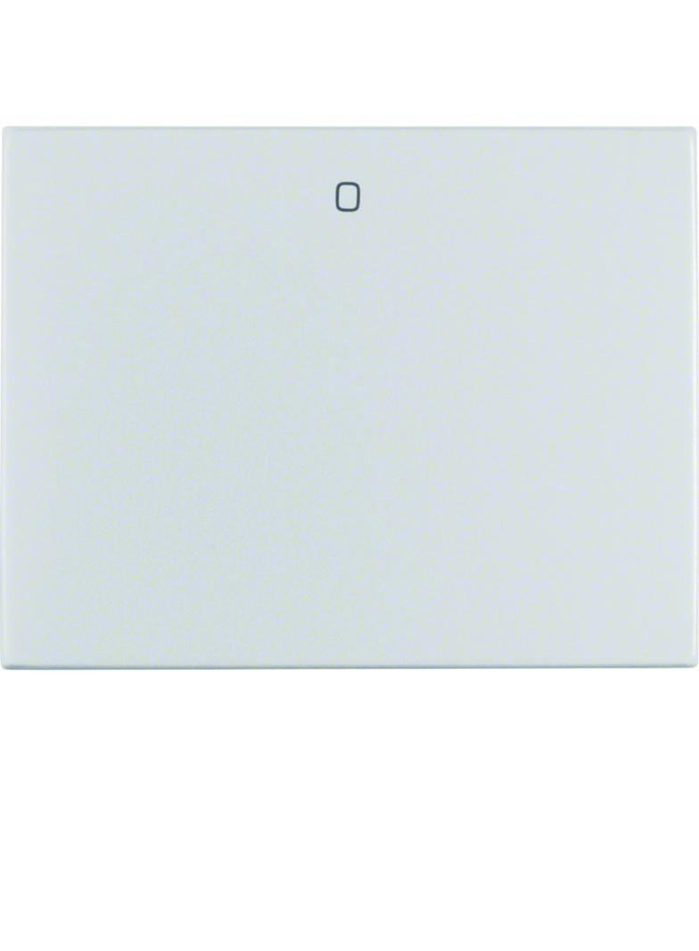 BERKER K.5 Klawisz z nadrukiem 0 aluminium 14257103 HAGER
