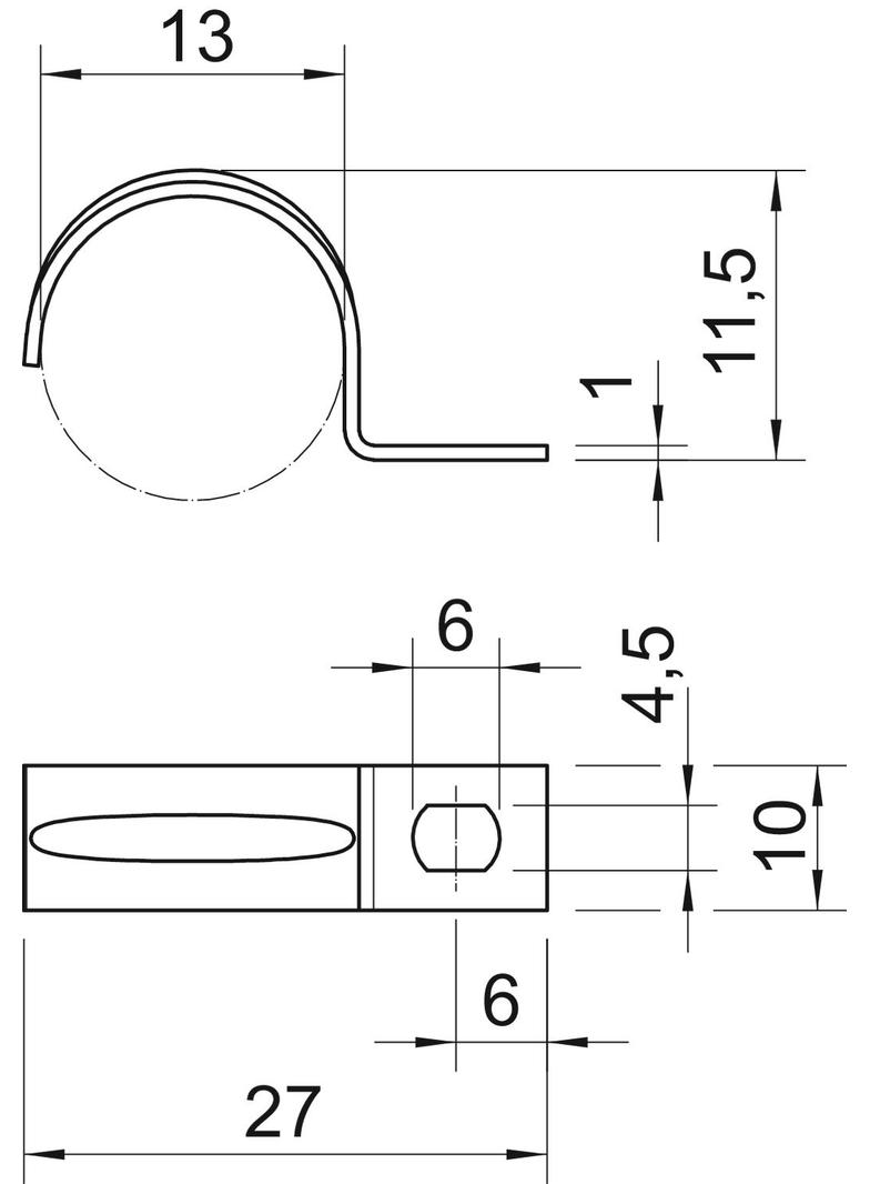 604, OBEJMY MOCUJĄCE 13MM OC.G.