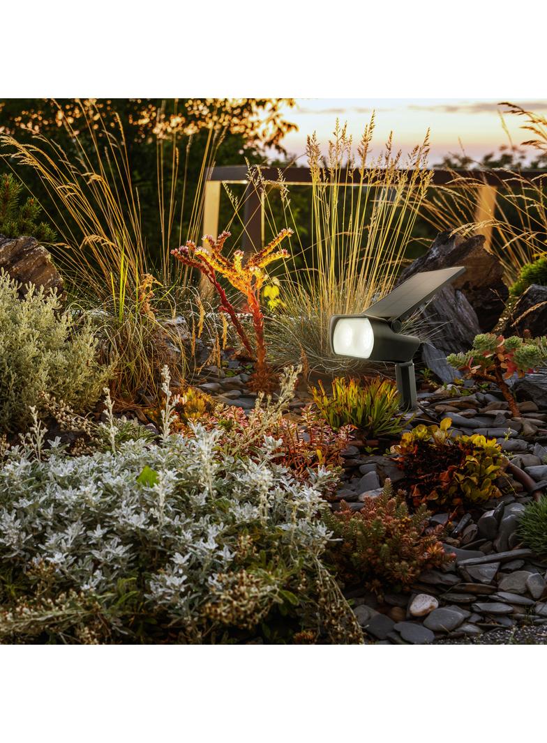 OCULUS SOLARIS CCT IP65 290x188x95mm czarna wbijana/z podstawką + pilot