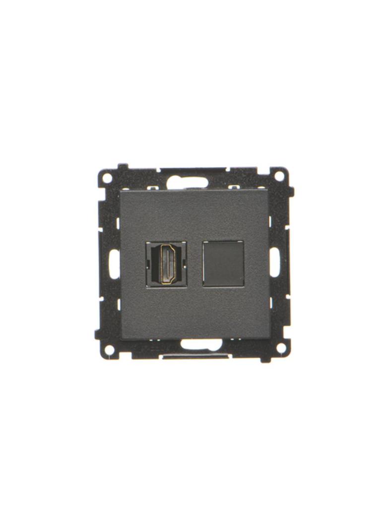 Simon 55 Gniazdo HDMI Czarny mat TGHDMI.01/149 KONTAKT