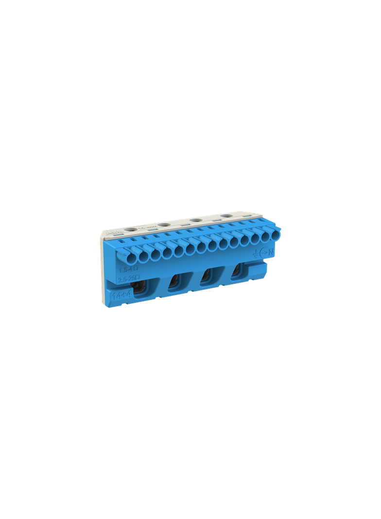 Listwa zaciskowa wtykowa N 14*1,5-4mm2+4*25mm2