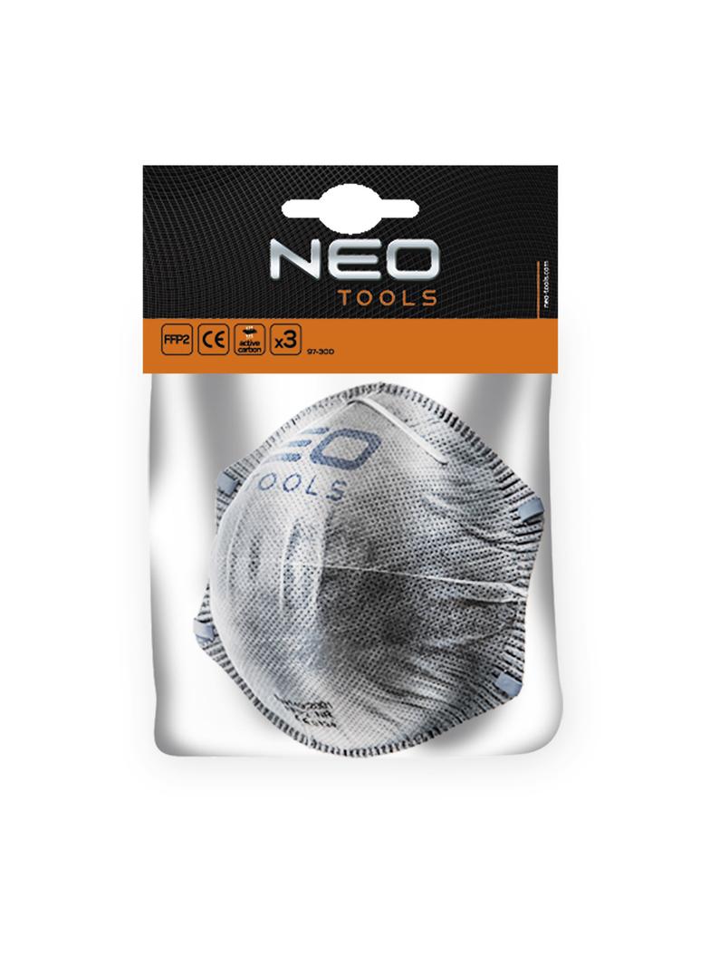 Półmaska przeciwpyłowa, z aktywnym węglem FFP2, 3 szt.