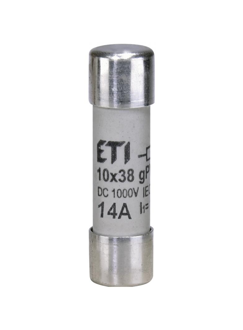 Wkładka topikowa cylindryczna PV CH10x38 gPV 14A 1000V DC 002625079 ETI