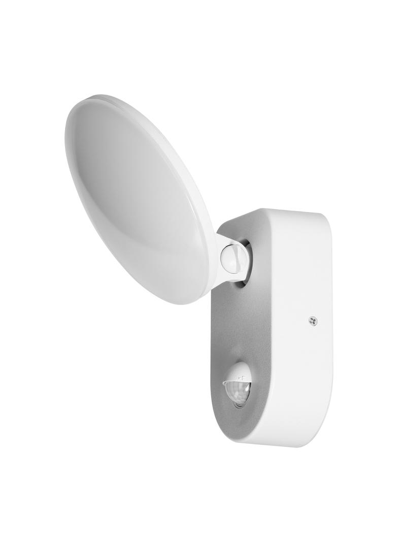 Oprawa ogrodowa z czujnikiem ruchu 15W 1100lm IP65 4000K biała RIOLIT LED AD-OP-6206WLPMR4 ORNO