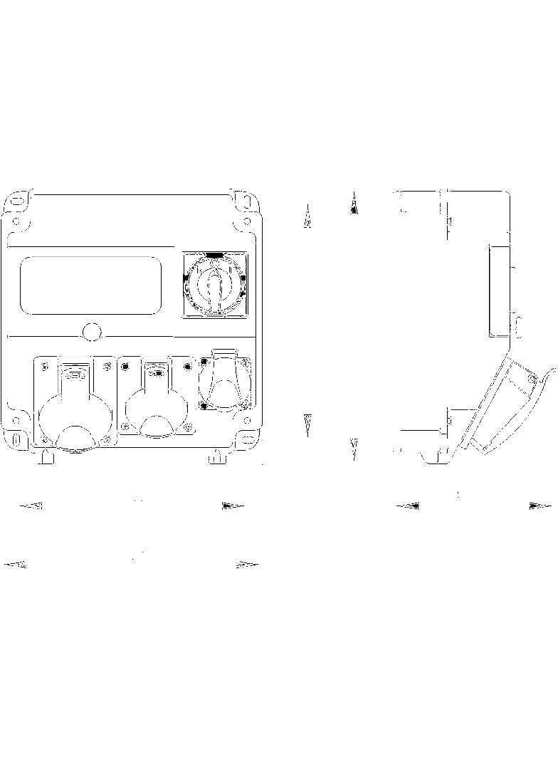ROZDZIELNICA NISKIEGO NAPIĘCIA BEZ BEZPIECZNIKÓW,LOP,2X4X16A,3X16A