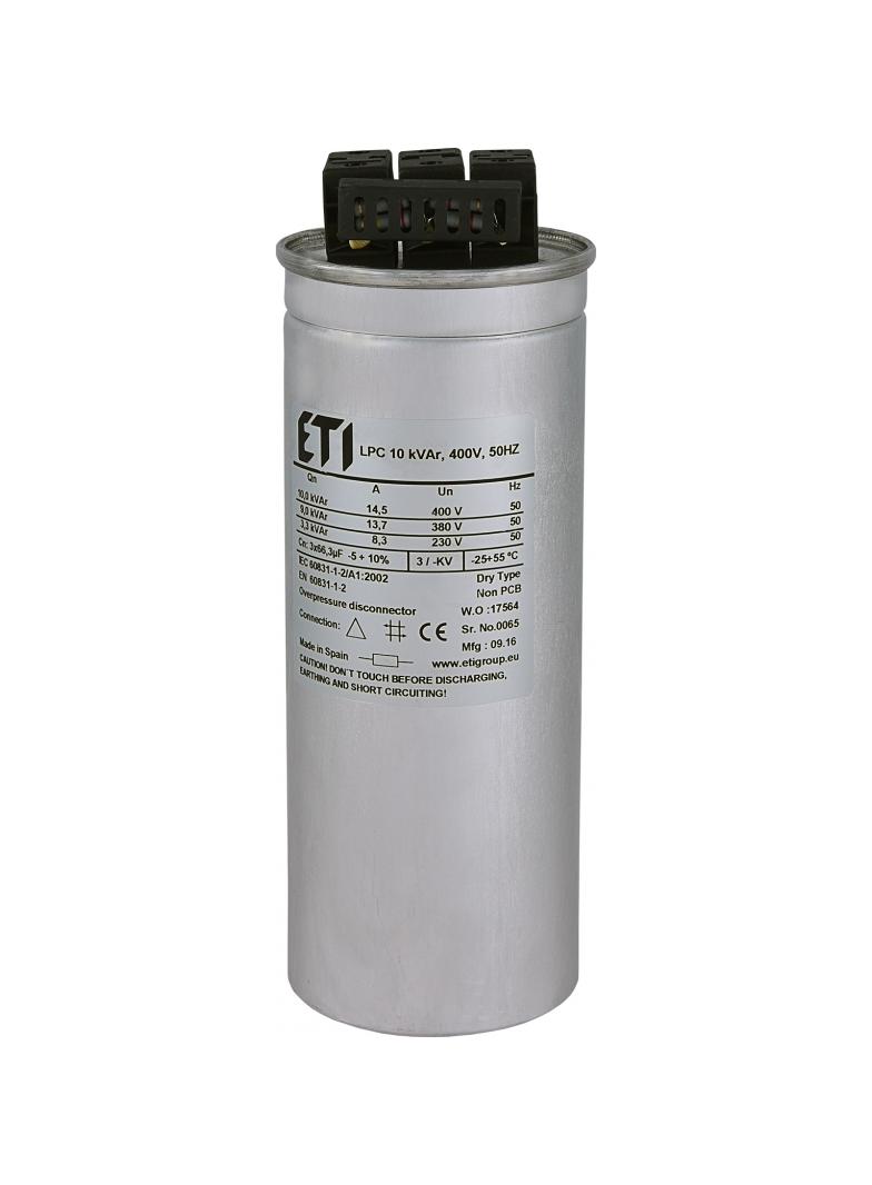 Kondensator LPC 10 kVAr, 400V, 50Hz 004656750 ETI