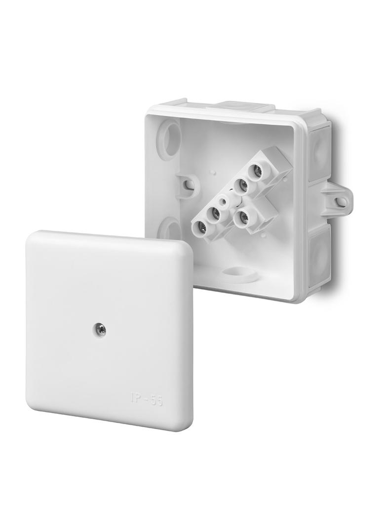 Odgałęźnik 6-wyl.n/t MZ EP-LUX 5x2.5 mm2 z wkładem IP 55 biała