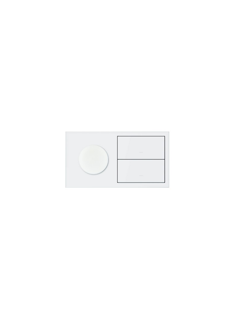 Simon 100 Panel 2-krotny IP44: 1 gniazdo + 2 klawisze biały mat 10020193-230 KONTAKT