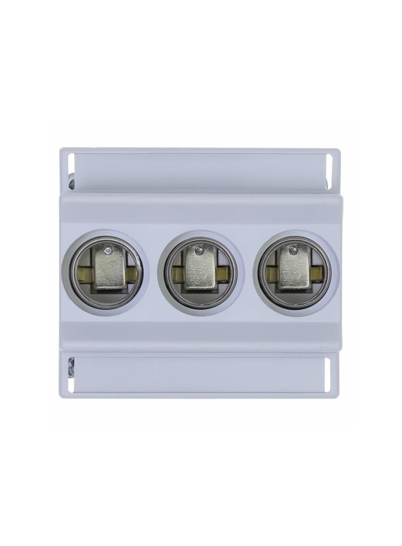 FUSE-BASE D02 3POL DIN HUT Podstawa bezpiecznikowa D02 E18 3P szyna DIN TFRN02C EATON