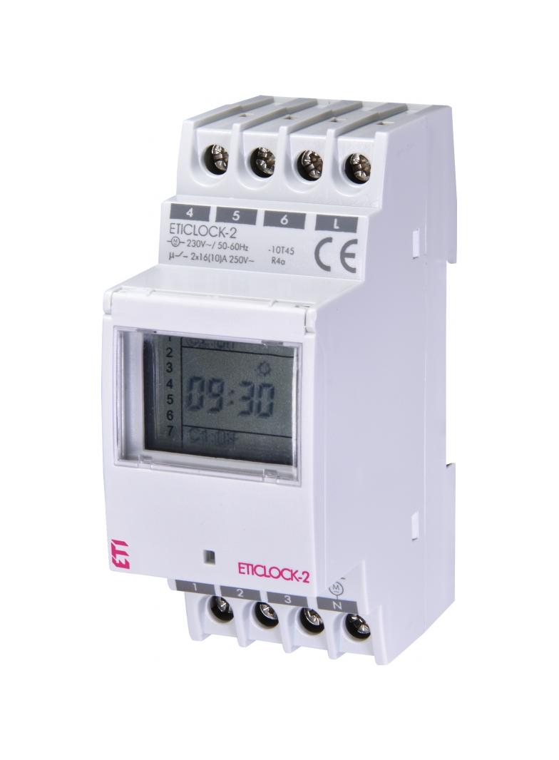 Cyfrowy programator czasowy dwukanałowy CLOCK-2 002472012 ETI