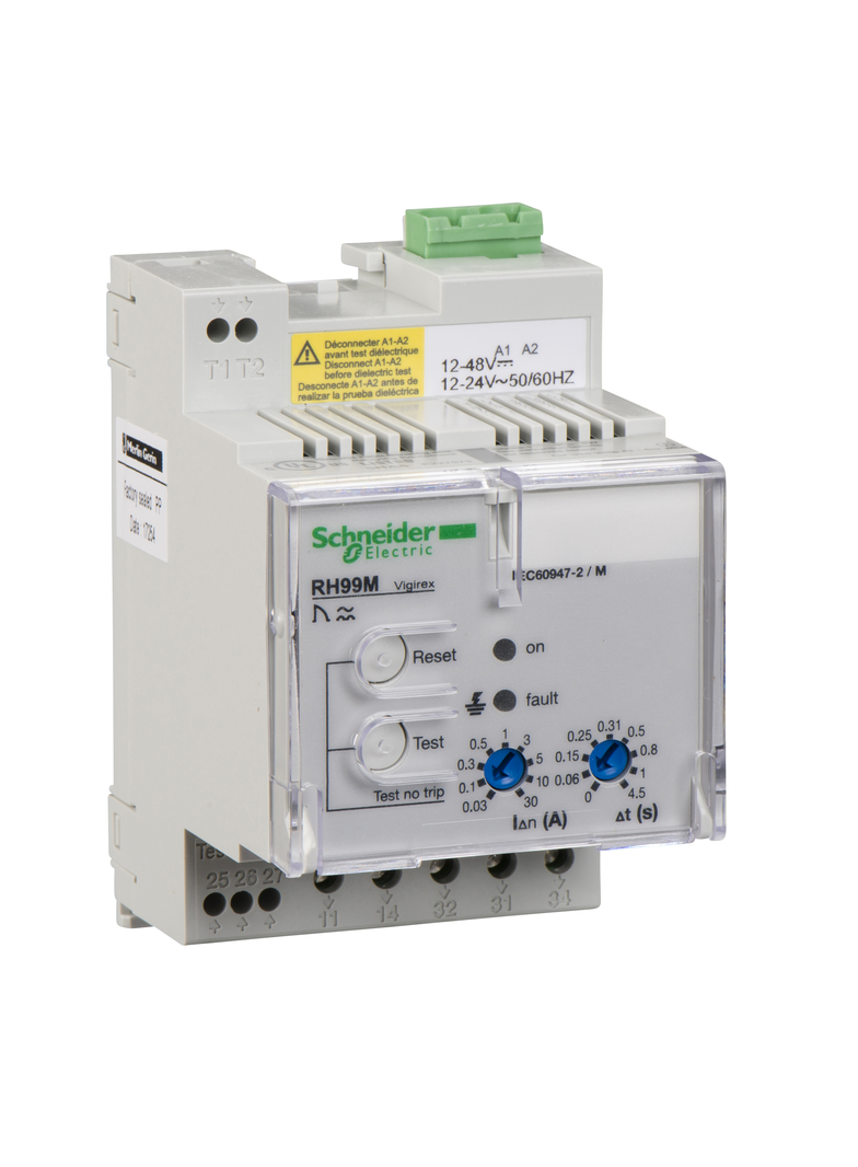 Vigirex, przekaźnik różnicowy RH99M z ręcznym resetem 56170