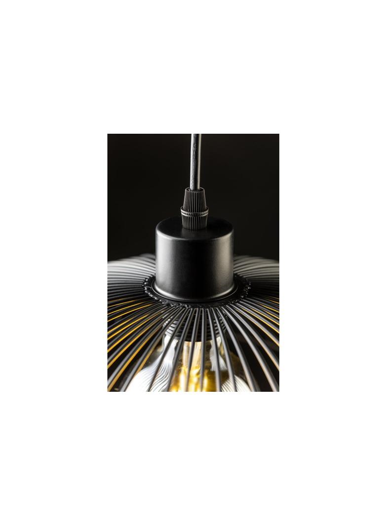 OPRAWA SUFITOWA RETO 1, 4137, AC220-240V, 50/60Hz, 1*E27, IP20, ŚREDNICA 40 cm, POJEDYNCZA, CZARNA