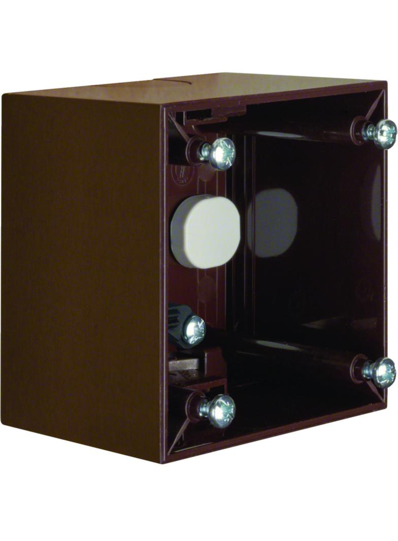 Integro Flow Puszka natynkowa 1-krotna wysoka, brąz