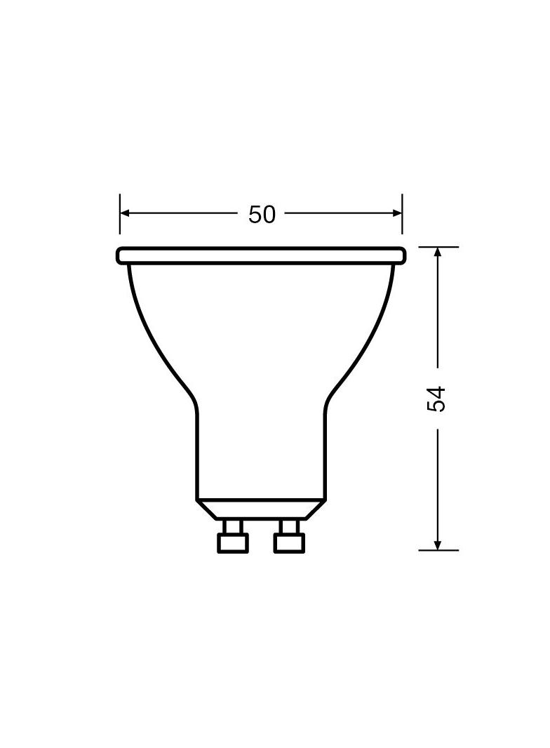 Żarówka LED x3 PAR16 Reflektor GU10 2.8W = 35W 230lm 2700K Ciepła 60° VALUE Osram