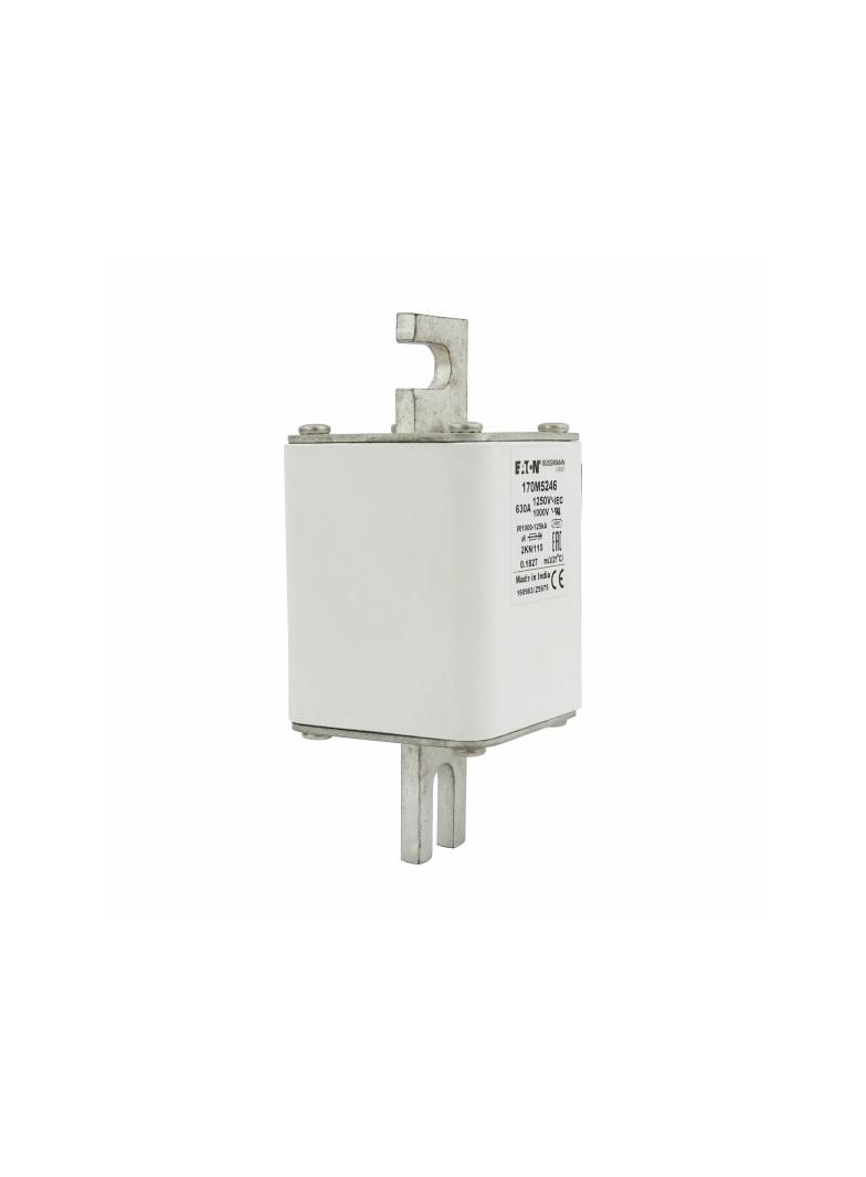 FUSE 630A 1250V 2KN/110 AR CU Wkładka szybka 630A AC 1250V rozmiar 2 61x77x138 mm aR DIN I 170M5246