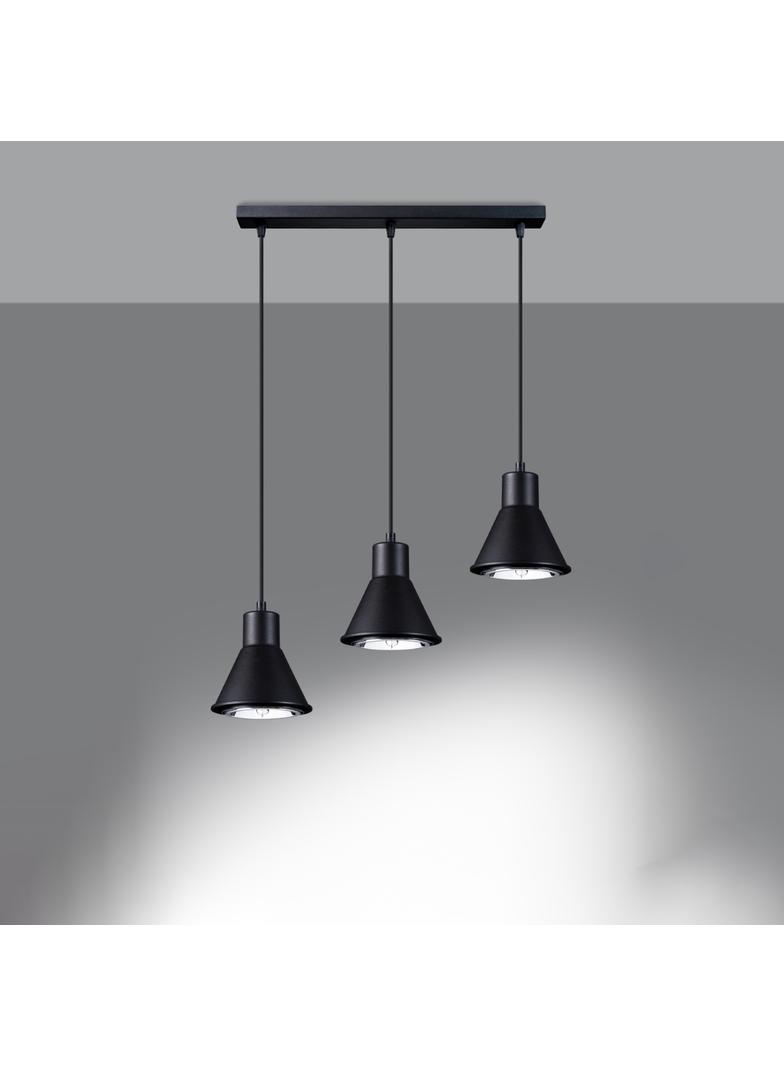 Sollux Lampa wisząca TAZILA 3 czarna [ES111] SL.0990