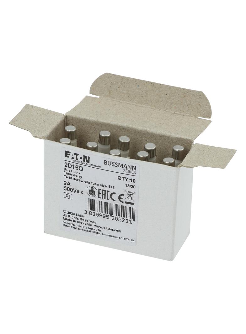 FUSE 2A DI/E16 500VAC DZ Wkładka DI 2A 500VAC DZ E16 2D16Q EATON