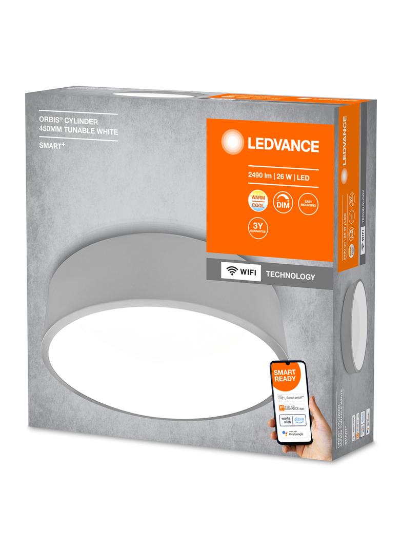 Oprawa SMART+ Orbis Ceiling Cylinder WIFI TW 450mm Grey