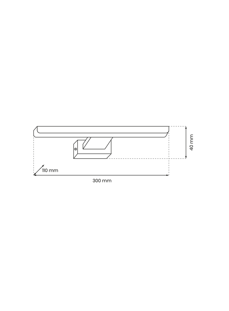 Milagro kinkiet łazienkowy nad lustro LED Shine Chrome 7W 490lm 4000K IP44 ML028