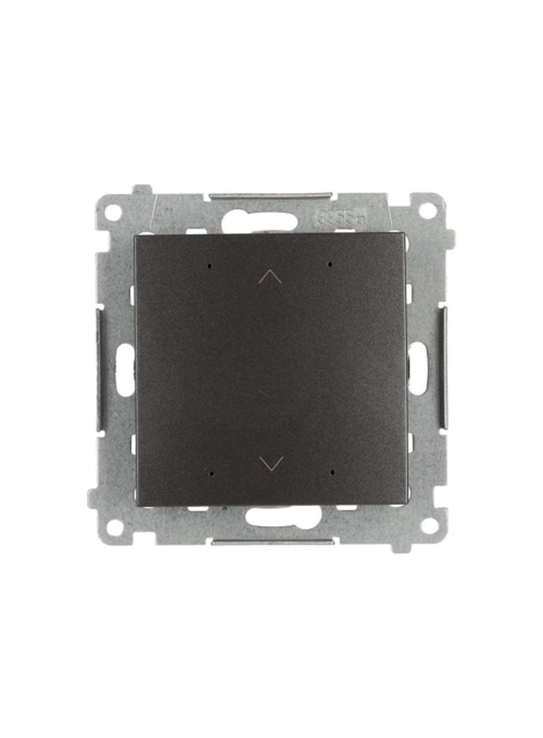 Simon 54 GO Sterownik przyciskowy do obsługi rolety żaluzji markizy firany sterowany smartfonem [WiFi] 2x5A 230V antracyt DEZ1W.01/48 KONTAKT