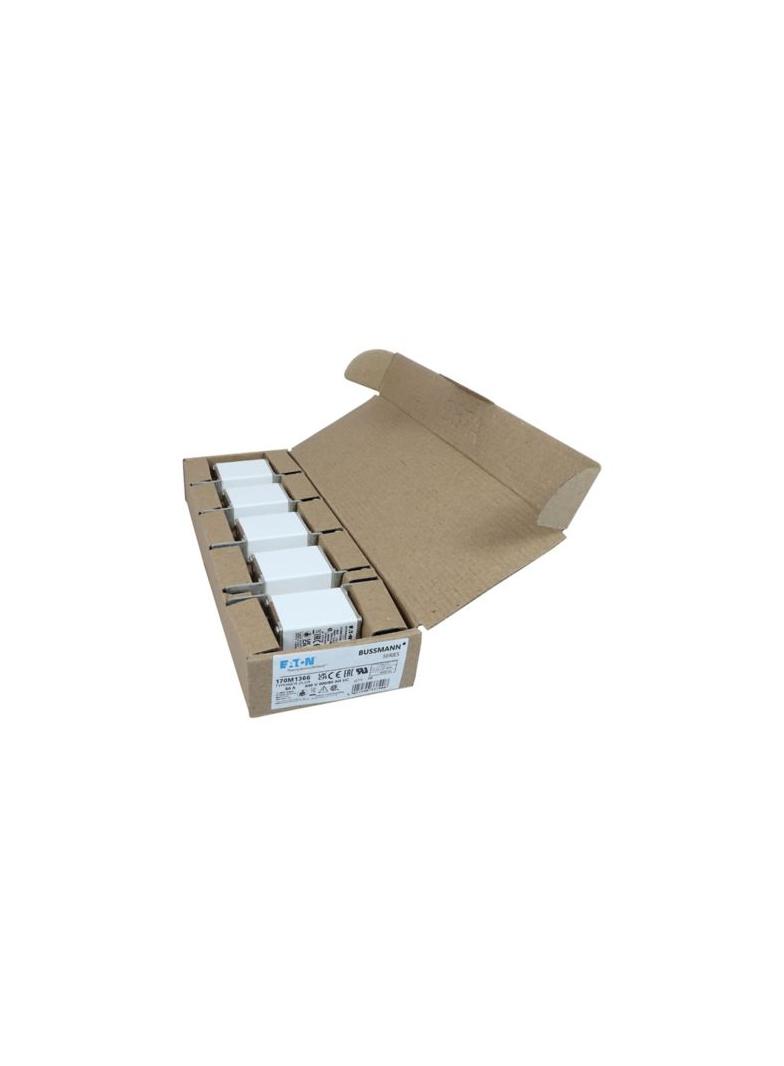 80A 690V IEC aR 000/80 SQ.BODY IND. FUSE Wkładka szybka 80A AC 690V DIN 000 21x40x100 mm, 170M1366 E