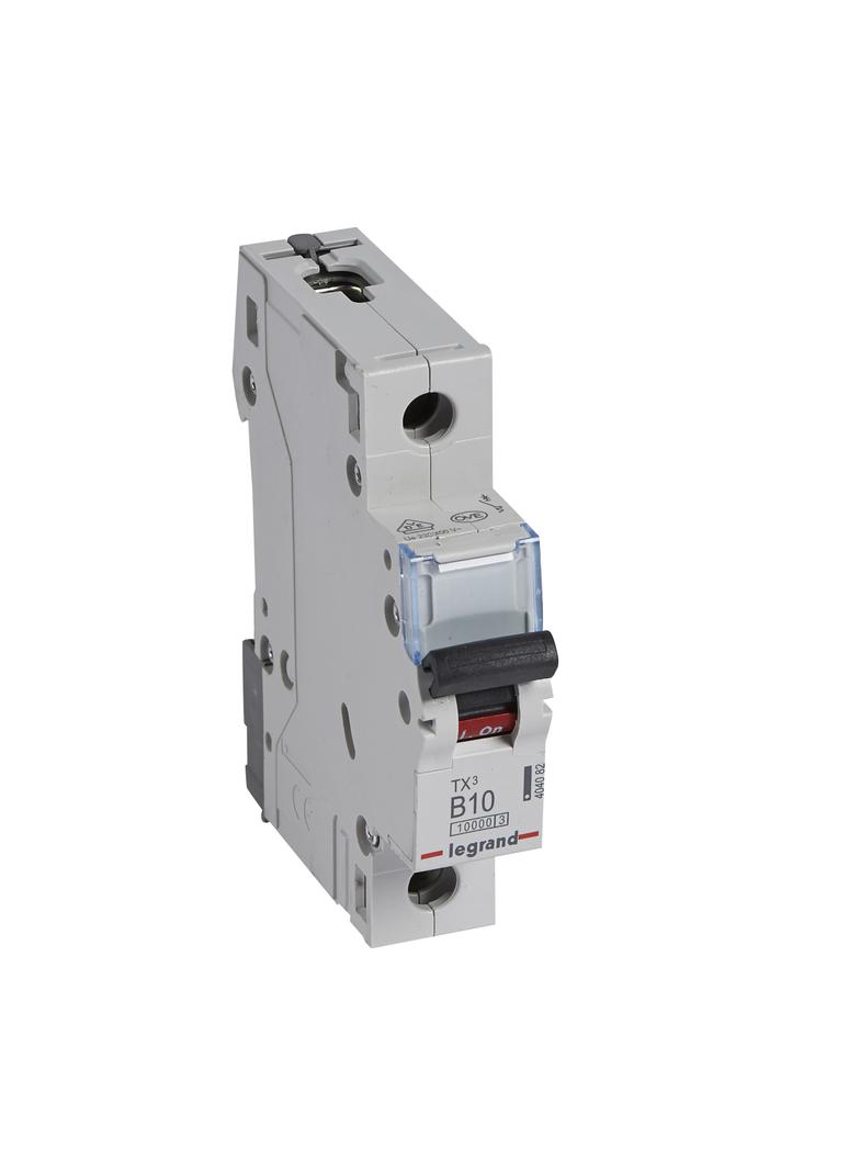 Wyłącznik Nadprądowy 1P B10A 10Ka AC S311 TX3 404082 LEGRAND