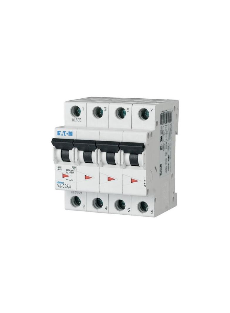 FAZ-C32/4 Wyłącznik nadprądowy 15kA C32A 4P 279064 EATON