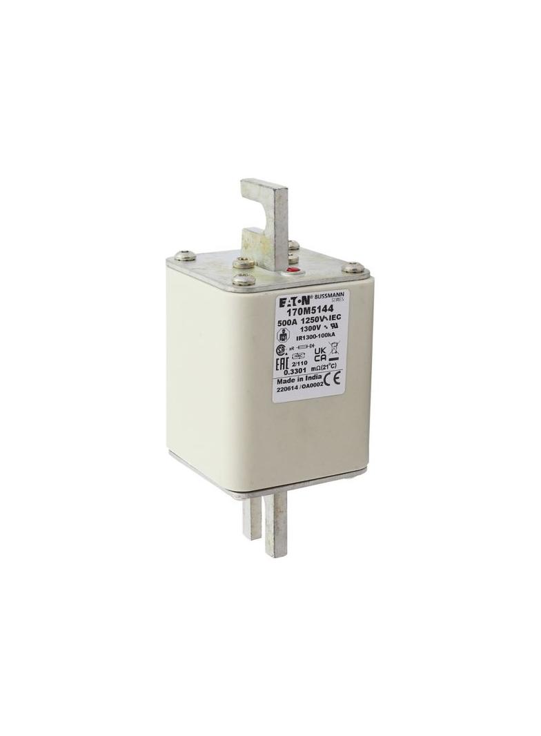500A 1250V 2/110 aR INDICATOR FUSE Wkładka szybka 500A AC 1250V rozmiar 2 61x75x138 mm aR D 170M5144